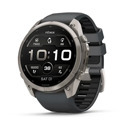Премиальные мультиспортивные GPS часы Fenix 9 PRO - 51 mm Titanium with graphite/black silicone band